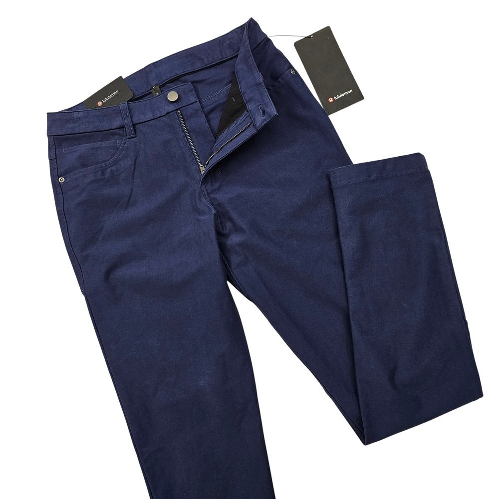 NEW Lululemon ABC Pant Slim Mens 28x32‎ Blue Utilitech Stretch Athleisure Travel